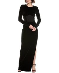 Black Halo - Gulliana Velvet Gown - Lyst