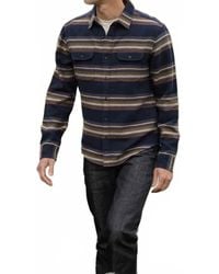 Bridge & Burn - Cole Slim Brushed Cotton Shirt - Lyst
