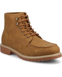 Vance Co. - Apos;S Zeus Medium And Wide Width Moc Toe Boot - Lyst