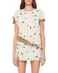 Christopher Esber - Embla Beaded Crushed Tee - Lyst