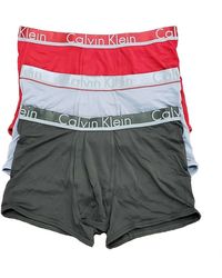Calvin Klein - 3 Underwear Comfort Microfiber Trunks - Lyst