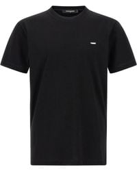 DSquared² - Classic T-Shirt With Round Neck - Lyst
