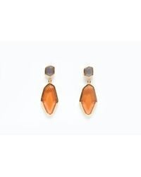 Avenue Chic - Geometric Double Drop Earrings - Lyst
