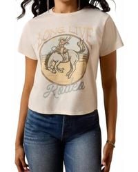 Ariat - Long Live Rodeo T Shirt - Lyst