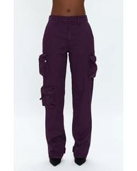 Pistola - Bobbie Mid Rise Loose Straight Leg Cargo Pant - Lyst