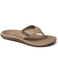 Reef - Santa Ana Cj4017 Flip Flop Sand Leather Thong Sandals Jax1991 - Lyst