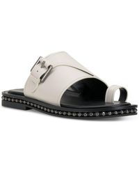 Vince Camuto - C Slip On Leather Slide Sandals - Lyst