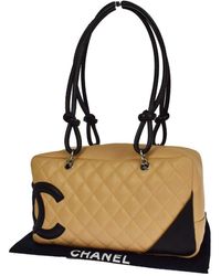 Chanel - Cambon Leather Shoulder Bag (pre-owned) - Lyst