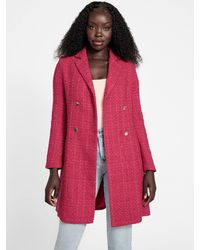 Guess Factory - Zoe Double-breasted Coat - Lyst