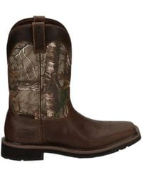Justin - Trekker Waterproof Western Work Boots - Lyst