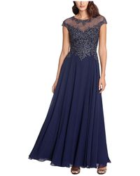 Xscape - Embellished Embroidered Evening Dress - Lyst