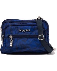 Baggallini - Triple Zip bagg Small Crossbody Bag - Lyst