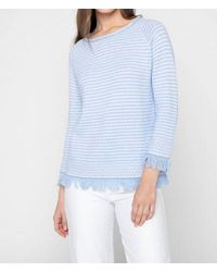 Kinross Cashmere - Textured Fringe Pullover Sweater - Lyst