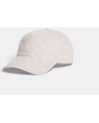 COACH - Signature Denim Baseball Hat - Lyst