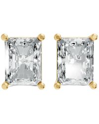 AAMIAA - Radiant Shape 4 Prong Push Back Studs - Lyst