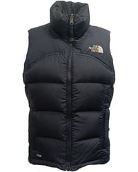 The North Face - Zipped Down Vest Jacket - Lyst