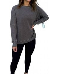 Mono B - Waffle Ribbed Pullover - Lyst