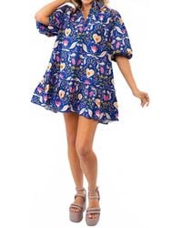 Sincerely Ours - Puff Sleeve Mini Dress - Lyst