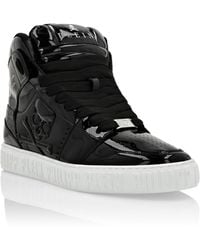 Philipp Plein - Super Street Hi-Top Sneakers Skull & Bones - Lyst