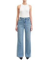 DAZE - Far Out Hi Rise Wide Leg Jeans - Lyst