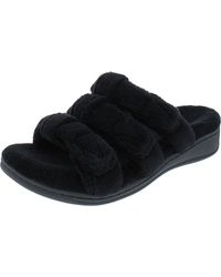 Vionic - Snooze Terry Cloth Slip On Slide Slippers - Lyst