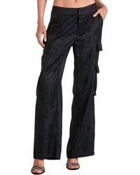 Elan - Whitney Satin Cargo Pants - Lyst