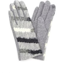 Fashnzfab - Multi Color Yarn Pattern Smart Touch Gloves - Lyst