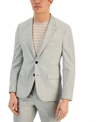 BOSS - Blazer Notch Lapel Modern Fit Superflex Suit Jacket Mcww157 - Lyst