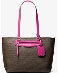 Michael Kors - Jet Set Travel Medium Signature Logo Tote Bag - Lyst