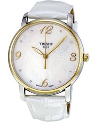 Tissot - 38mm White Quartz Watch T0522102611600 - Lyst