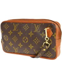 Louis Vuitton - Marly Canvas Shoulder Bag (pre-owned) - Lyst