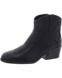 Dr. Scholls - Lasso Faux Leather Block Heel Cowboy, Western Boots - Lyst