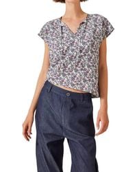 CELINA MOON - Ruffle Blouse - Lyst