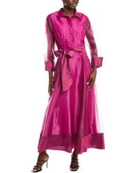 Rene Ruiz - Organza Shirt Gown - Lyst