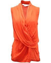 Helmut Lang - Surplice Blouse - Lyst