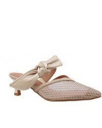All Black - Side Bow Mule - Lyst