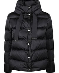 Herno - Down Cape Polyester Puffer Cape - Lyst