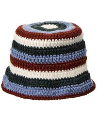 Khaite - Kam Striped Cashmere Bucket Hat - Lyst