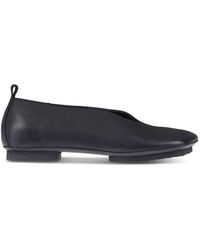 Uma Wang - Leather Ballet Flats With Textured Sole - Lyst