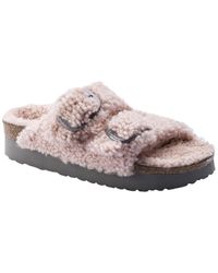 Birkenstock - Papillo By Arizona Narrow Big Buckle Shearling Sandal - Lyst