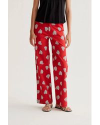 Compañía Fantástica Tulip Print Sweater Pant in Natural | Lyst