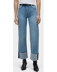 Hudson Jeans - Rosie High Rise Wide Leg Ankle Cuff Jean - Lyst