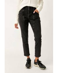 Free People - We The Free Beacon Mid-rise Slim Crop Jeans - Lyst