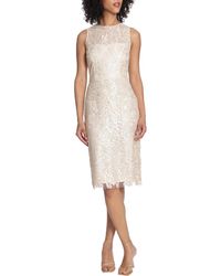 Maggy London - Sequined Embroidered Cocktail And Party Dress - Lyst