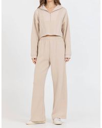 Vintage Havana - Fleece Wide Leg Pant - Lyst