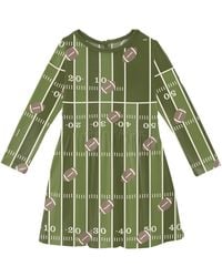 KICKEE - Girl's Long Sleeve Twirl Dress With Pockets - Lyst