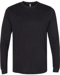Next Level - Sueded Long Sleeve T-Shirt - Lyst