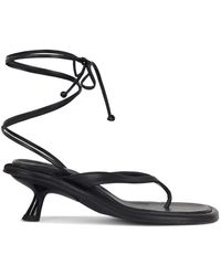 Simon Miller - Faux Leather Strappy Thong Sandals - Lyst