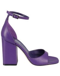 Paris Texas - Square-Toe High-Heel Fiona Sandals - Lyst