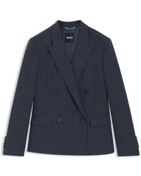 BOSS - Regular-Fit Blazer - Lyst